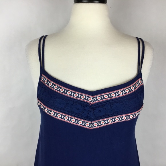 Alya Women Mini Dress A-Line Peasant Straps Sz S - Picture 3 of 8